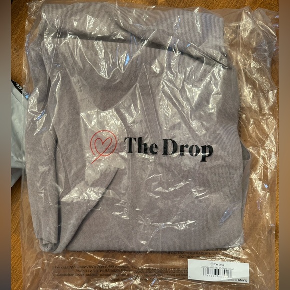 The Drop Women's Gabriela High Neck Cut-in A-line Side-Slit Maxi Sweater Dress - Picture 2 of 7